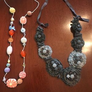 Boden long necklaces. Lot of two. Excellent condition.